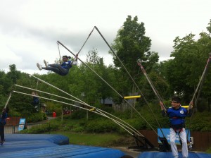 High Jumps by Tariq and Naomi!